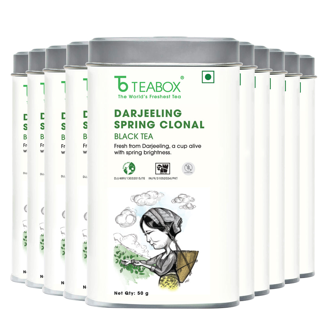 Buy 2026 Darjeeling Spring Clonal Black Tea Online | Teabox