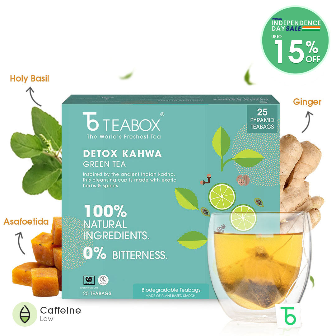 Green Tea Detox Kahwa (Teabags)