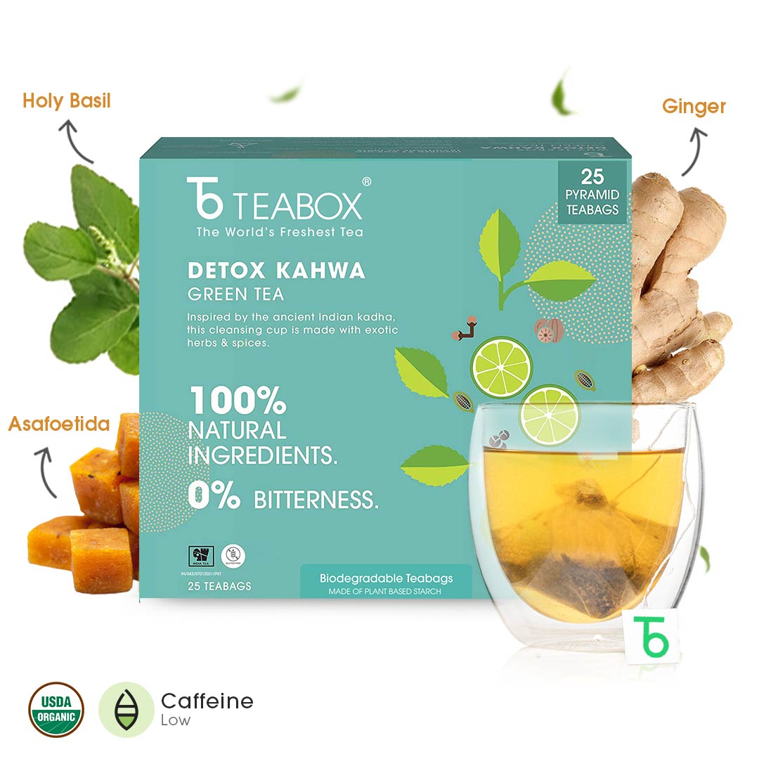 Detox Kahwa Green (Teabags)