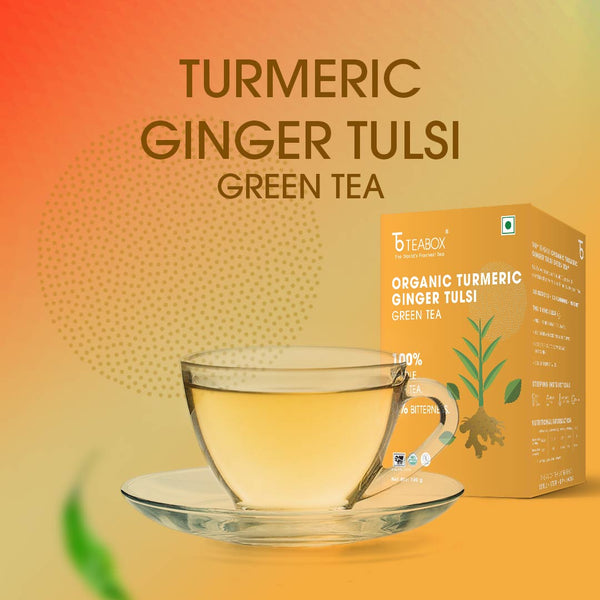 Organic Turmeric Ginger Tulsi Green