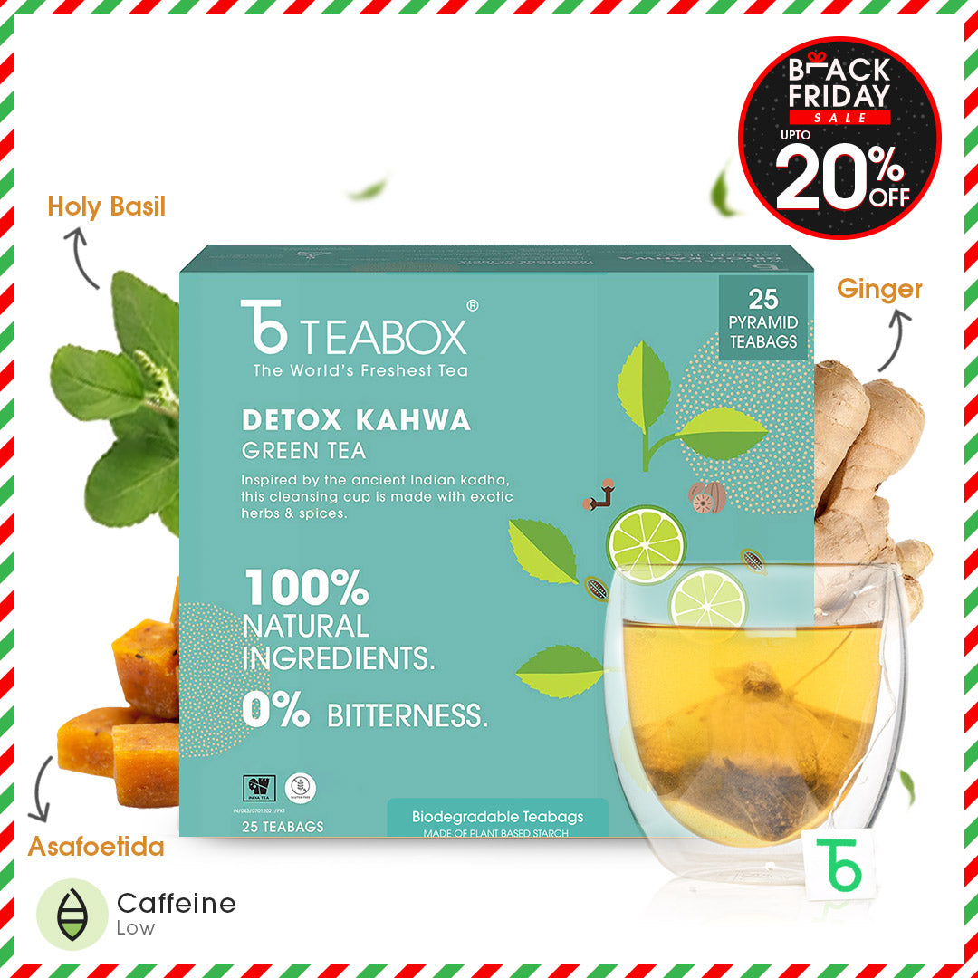 Green Tea Detox Kahwa (Teabags)