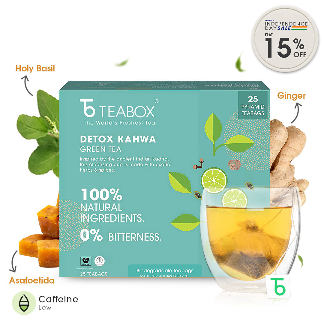 Green Tea Detox Kahwa (Teabags)