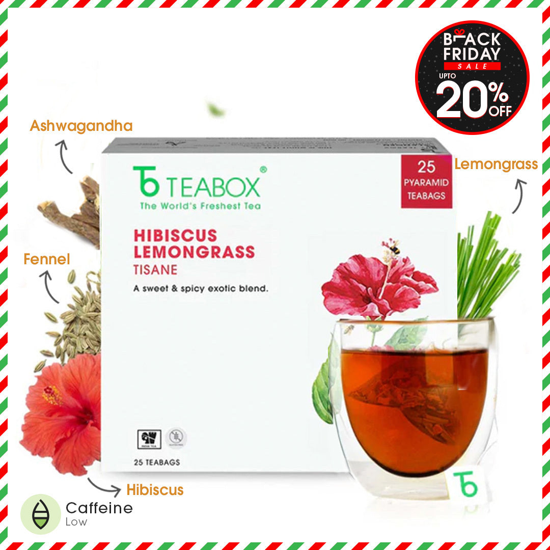 Hibiscus Lemongrass Tisane (Teabags)