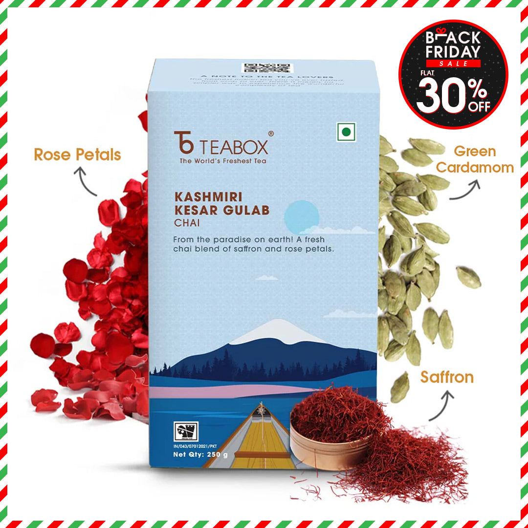 Kashmiri Saffron Rose Chai