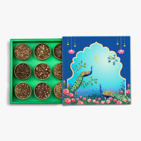 Mayura's Blessing Gift Box: 9 Artisanal Teas of India