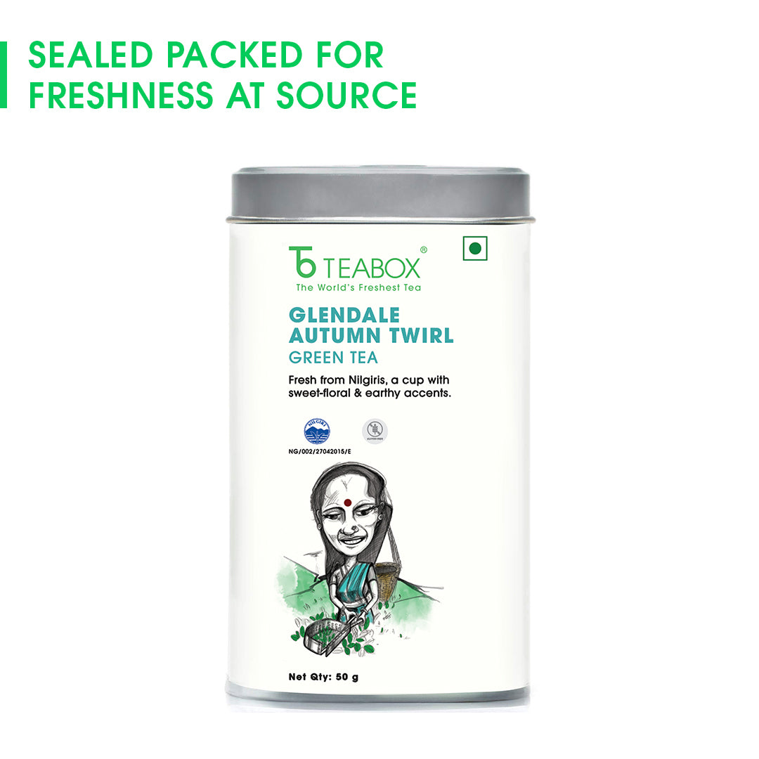 Nilgiri Glendale Autumn Twirl  Green