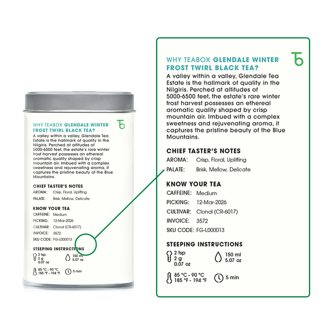 Nilgiri Glendale Winter Frost Twirl Black