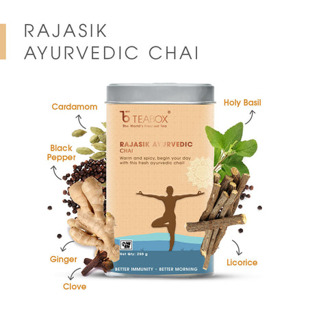 Rajasik Ayurvedic Chai (Morning) (Tin)