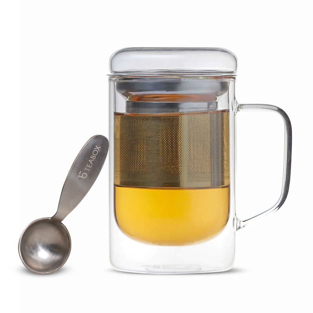 Seidel Glass Tea Mug Infuser+ Ideal Teaspoon