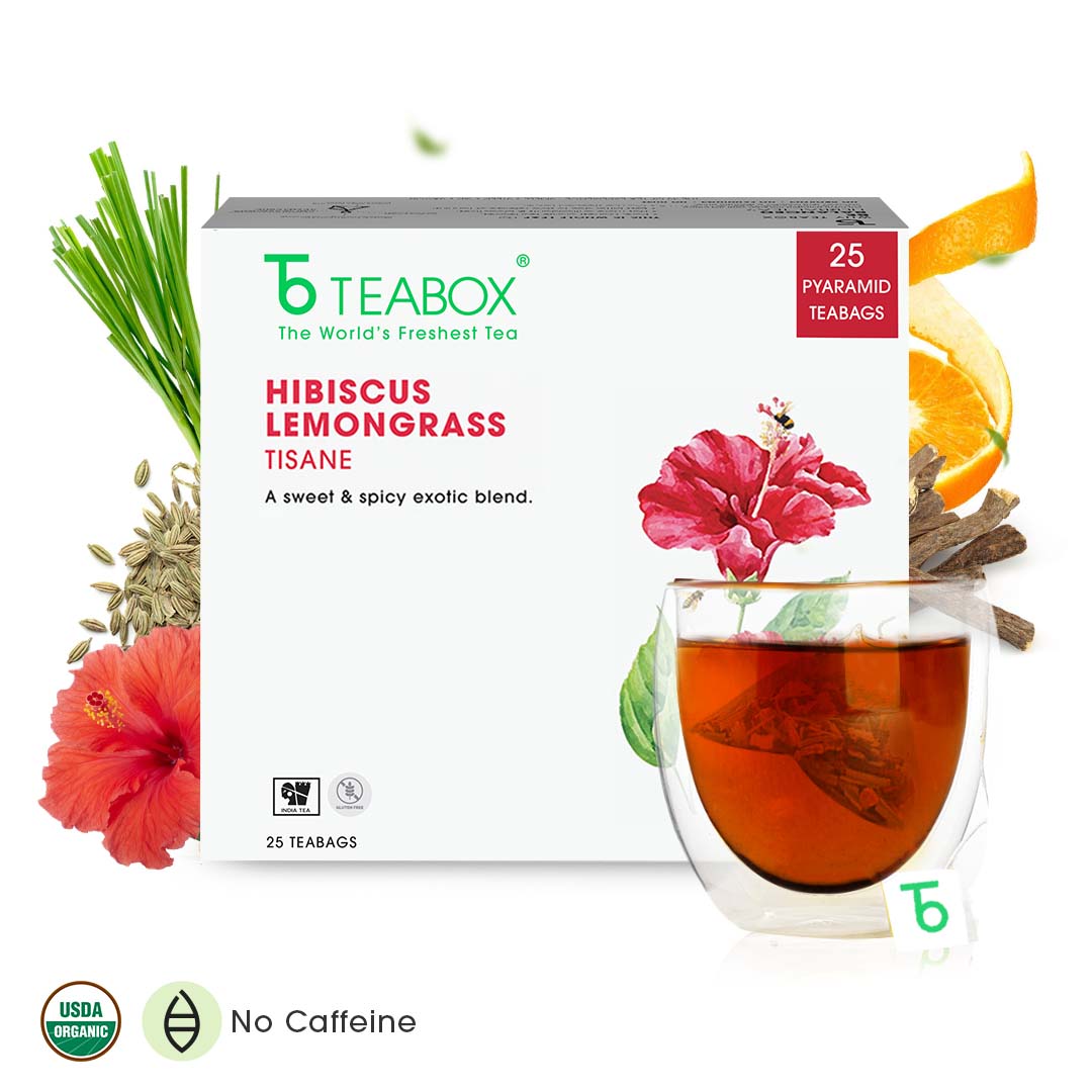Hibiscus Lemongrass Tisane (Teabags)