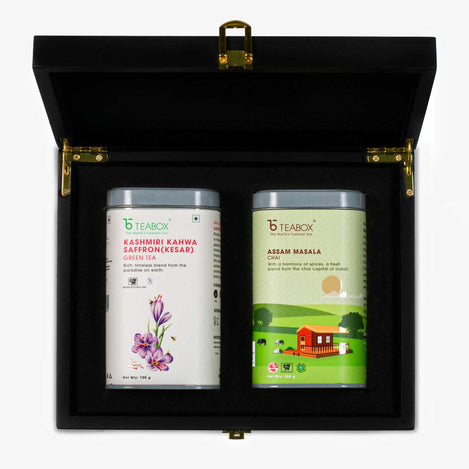 Tea Journey: 'Timeless Delights' in a Wooden Chest