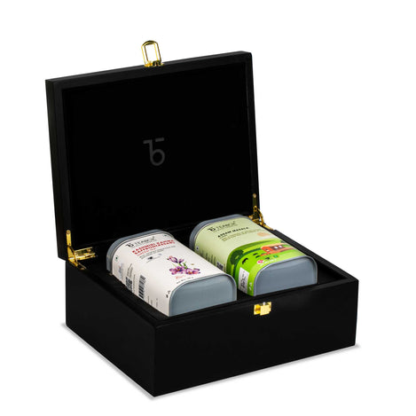 Tea Journey: 'Timeless Delights' in a Wooden Chest