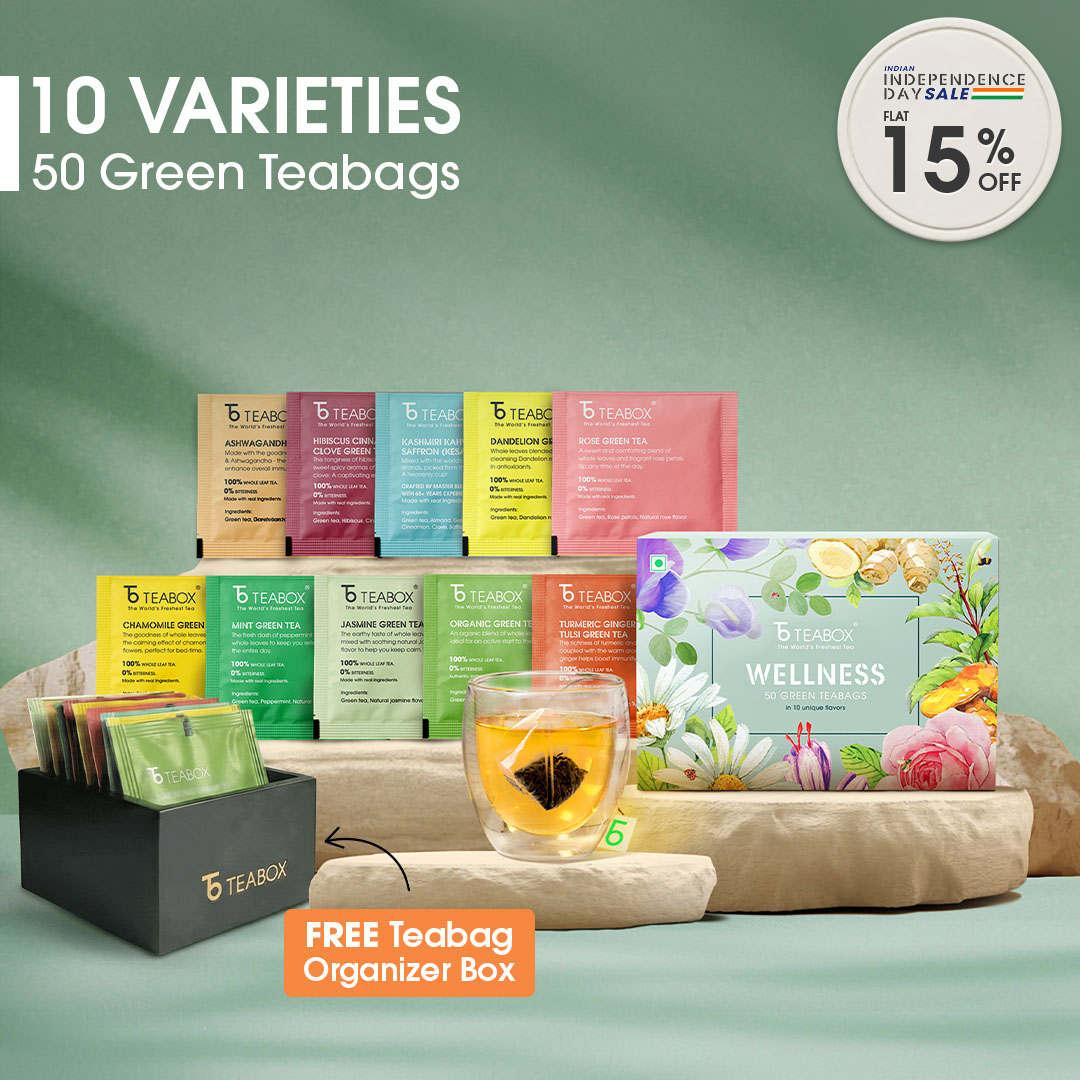 Wellness Green Teabag Sampler (50 Teabags)