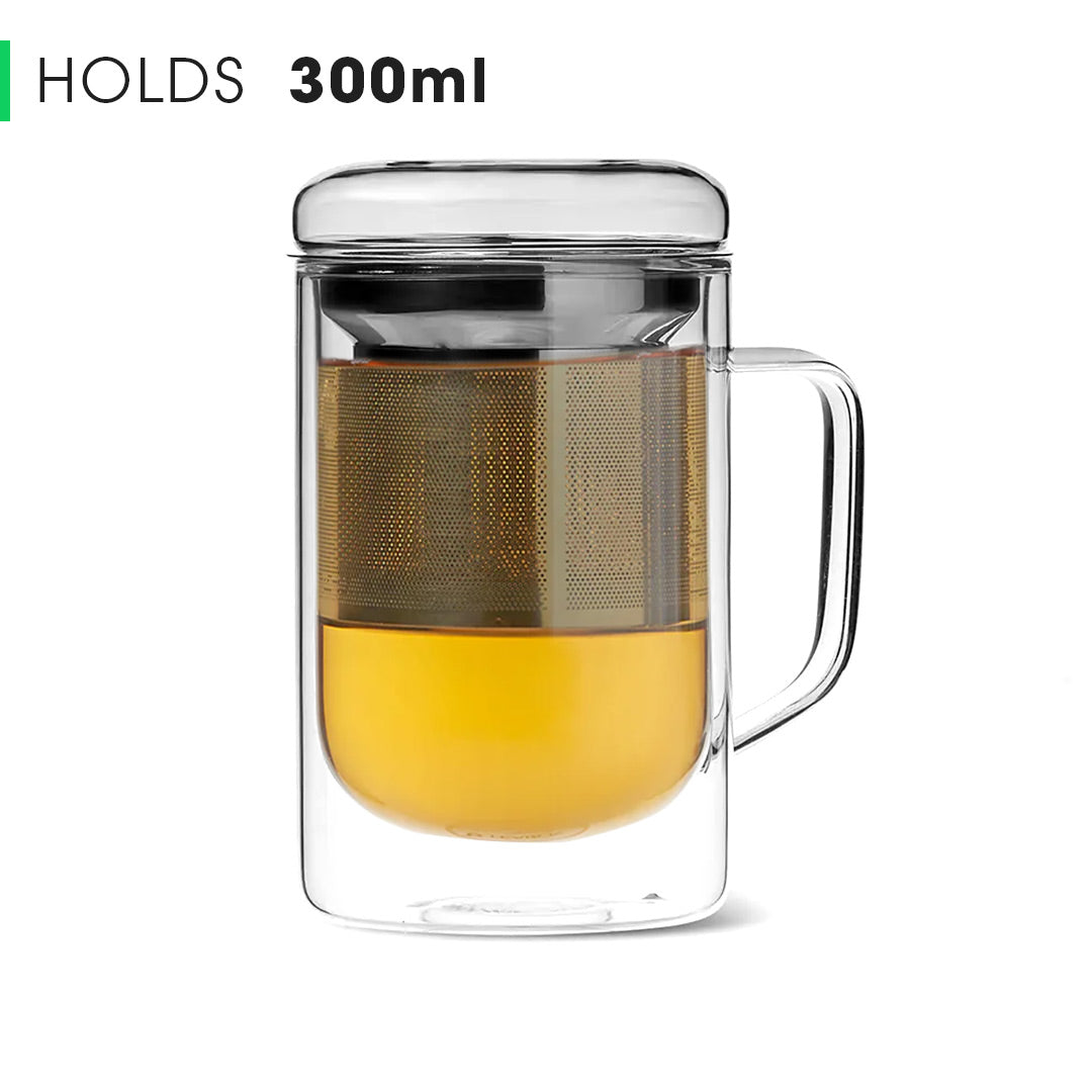 Seidel Glass Tea Mug with Infuser
